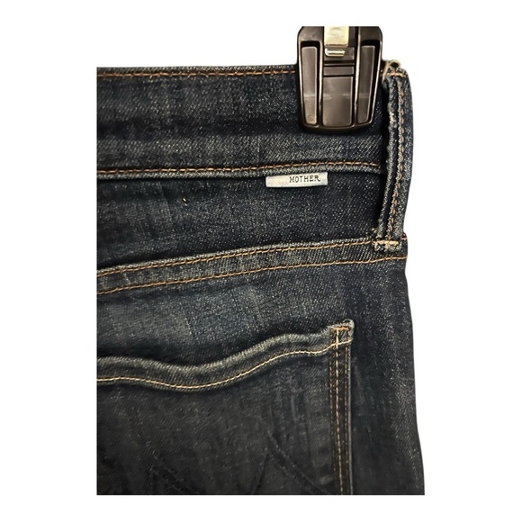 Mother Dark Wash Denim Jeans - Picture 3 of 6